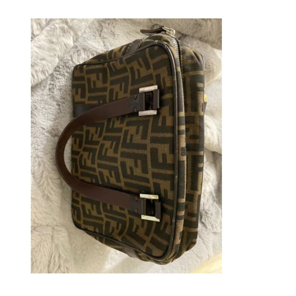 fendi Vintage Handle Zucca Canvas Shoulder Bag - Picture 7 of 11